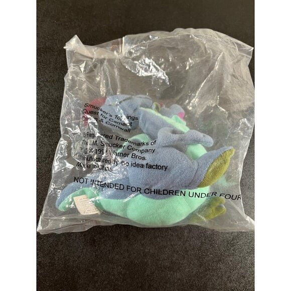 Vintage Quest for Camelot Devon & Cornwall Plush 1998 Smuckers Sealed - Picture 3 of 3